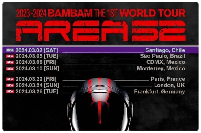 «BamBam THE 1ST WORLD TOUR» - La Explosiva Gira Mundial «AREA 52»