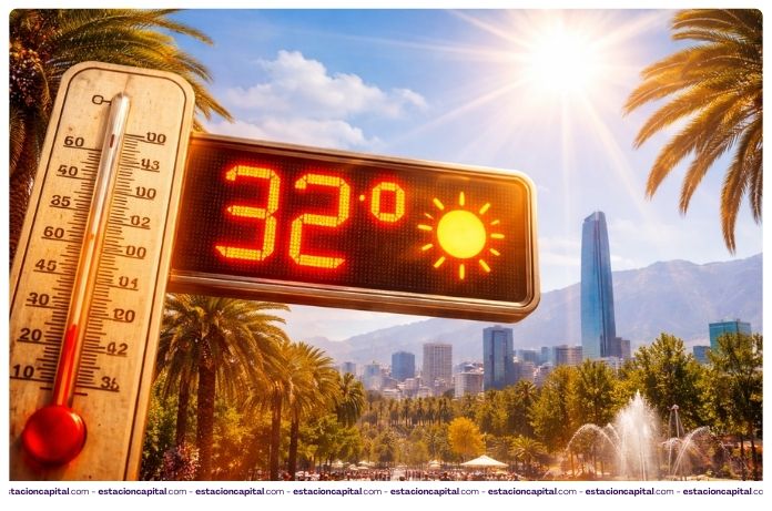altas temperaturas Santiago